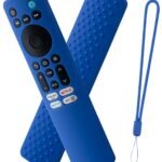 Ivee International Silicone Tv Remote Cover Compatible with Redmi Smart Fire Tv 32 Redmi Fire Tv 4k 43 inches Tv Remote Protective Case with Lanyard [Remote NOT Included] (Blue)