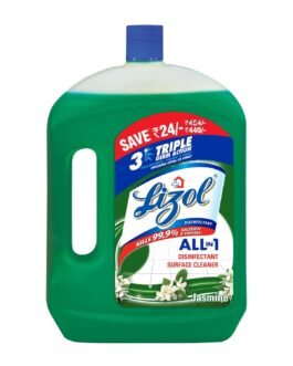 Lizol Disinfectant Surface & Floor Cleaner Liquid, Jasmine – 2 Litre | Suitable for All Floor Cleaner Mops | Kills 99.9% Germs| India’s #1 Floor Cleaner