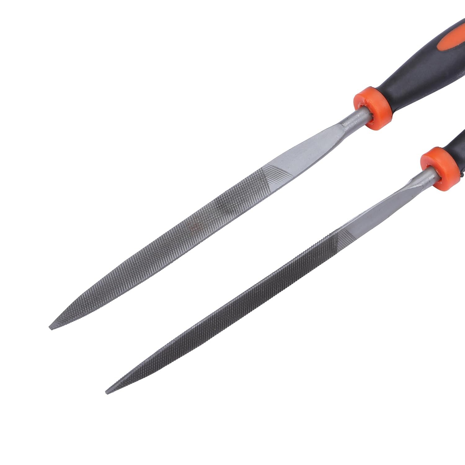 BLACK+DECKER BDHT22148 174mm 6-Piece Steel Needle File Set for Cutting & Smootheing Out Surfaces Ideal for Wood, Metal, Plastic for Home & DIY Use, ORANGE & BLACK - Image 8