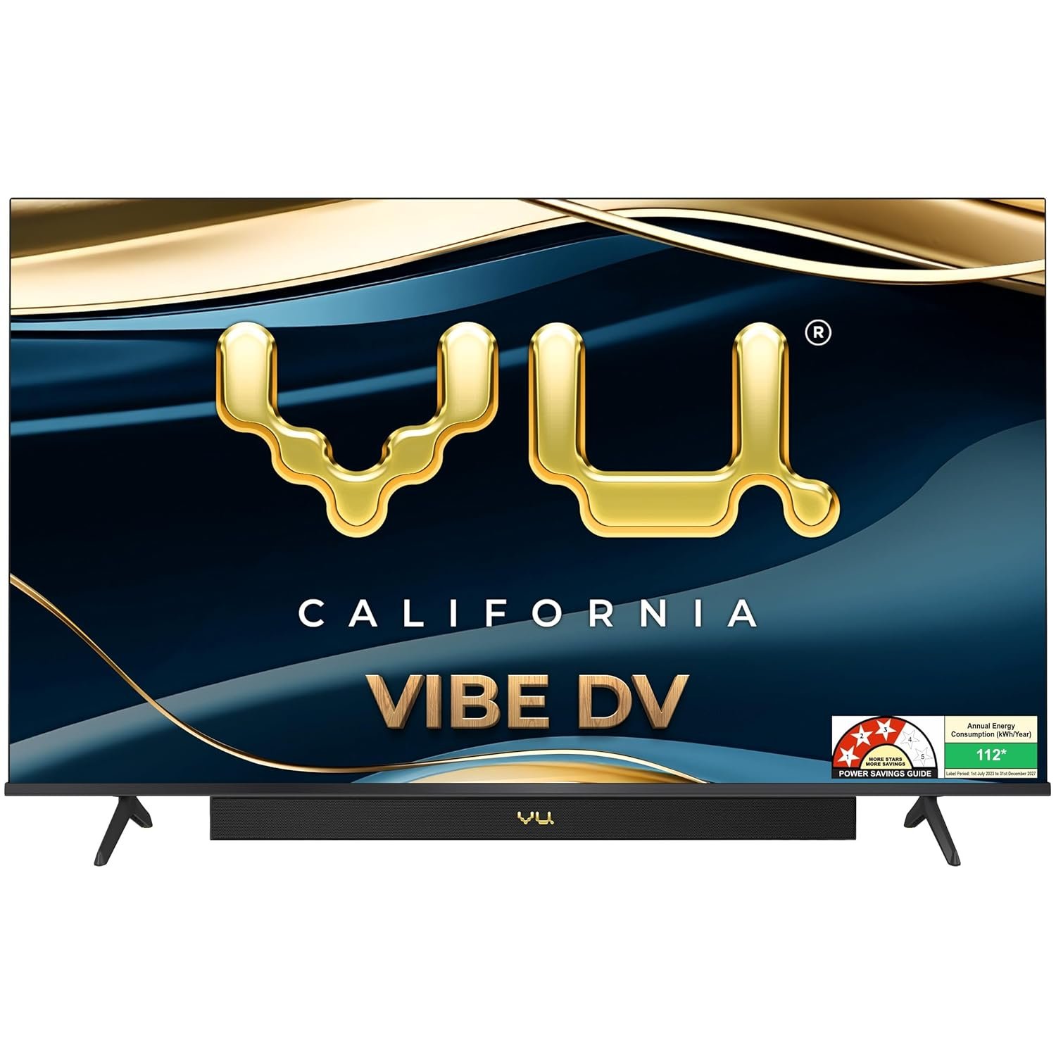 Vu 108cm (43 inches) Vibe Series 4K QLED Smart Google TV 43VIBE-DV