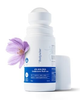 Be Bodywise 6% AHA BHA Underarm Roll On Deodorant,Flora Fragrance,1% Mandelic, 4% Lactic,1% Salicylic & Kojic Acid, Prevents Body Odour,Fades Pigmentation,Kills Bacteria, Alcohol & Aluminum Free, 50ml Be Bodywise 6% AHA BHA Underarm Roll On Deodorant,Flora Fragrance,1% Mandelic, 4% Lactic,1% Salicylic & Kojic Acid, Prevents Body Odour,Fades Pigmentation,Kills Bacteria, Alcohol & Aluminum Free, 50ml