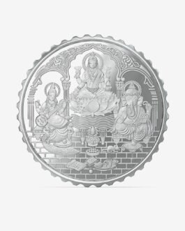 Joyalukkas 999 Purity | Round Shape | Silver Coin | Lakshmi Ganesh Saraswathi Design (10Gram). Joyalukkas 999 Purity | Round Shape | Silver Coin | Lakshmi Ganesh Saraswathi Design (10Gram).