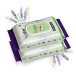 PUPPEE Wipe ME 100% Biodegradable 96 Count (Pack of 2) Wet Wipes for Dogs, Cats & All Pets | Lavender Essential, Vitamin E & Olive Oil | Anti-Bacterial | Cleansing, Deodorising & Grooming Wipes