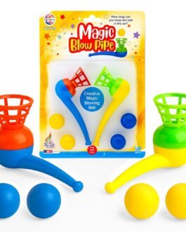 Ratna’s Magic Blow Pipe Set of 2 Floating Ball Creative Magic Blowing Ball Toy Party Game for Kids & Adults Ratna’s Magic Blow Pipe Set of 2 Floating Ball Creative Magic Blowing Ball Toy Party Game for Kids & Adults