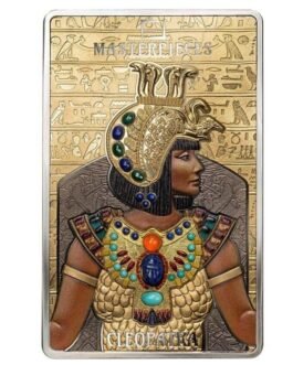 TREASURE WORLD COLLECTIBLES Cleopatra Masterpieces 200 Gram Silver 12 Gram Gold Coin Solomon Islands 2019