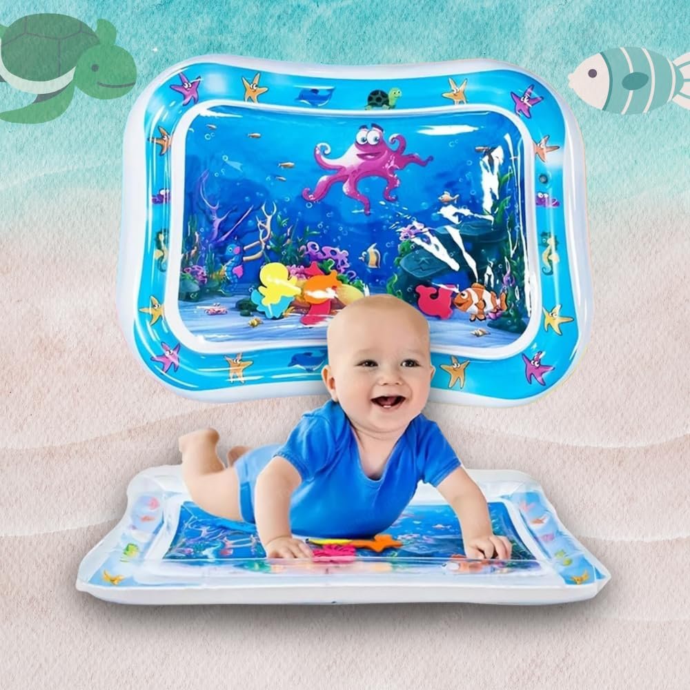 Toy Imagine Tummy Time Water Mat for Babies | Sensory Play Gym for 6-12 Months | Newborn Baby Essentials | Water-Filled Activity Mat | Baby Gifts | Pack of 1 - Image 5