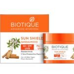 Biotique Bio Sandalwood Sunscreen Ultra Soothing Face Lotion, SPF 50+ |Ultra Protective Lotion| Keeps Skin Soft, Fair and Moisturized| Water Resistant| For All Skin Types| 50ml