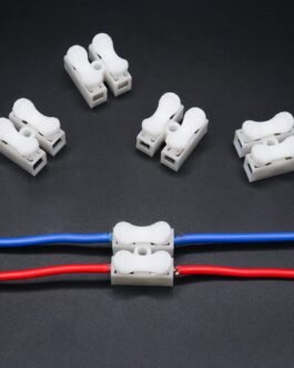 Electronic Spices 100pcs Cable Connectors 2 Pins Electrical Push Type Cable Connectors Quick Splice Lock Wire Terminal 220V 10A Electronic Spices 100pcs Cable Connectors 2 Pins Electrical Push Type Cable Connectors Quick Splice Lock Wire Terminal 220V 10A