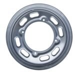 I R Scooty 12 Inch Front Wheel Rim Tubless For Honda Activa 125/ Honda Aviator For Front Tyre (Silver)