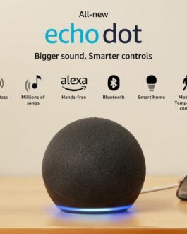 Amazon Echo Dot (5th Gen) | Smart speaker with Bigger sound, Motion Detection, Temperature Sensor, Alexa and Bluetooth| Black