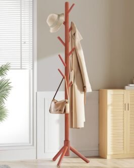 ABOUT SPACE Engineered Wood Coat Hanger Stand – Detachable Rack With 8 Hooks For Umbrella, Handbags, Dress Adults Teen Children Bedroom Living Room Entryway (H 76 Cm 176 Cm) Brown ABOUT SPACE Engineered Wood Coat Hanger Stand – Detachable Rack With 8 Hooks For Umbrella, Handbags, Dress Adults Teen Children Bedroom Living Room Entryway (H 76 Cm 176 Cm) Brown