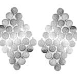 White Laxmi Lakshmi Kasu Coin for Jewellery Making Embroidery aari Work & Pooja (Small Silver laxmi Coins 108)