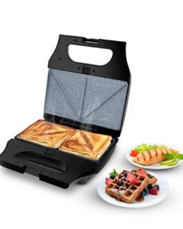 wipro Elato Bs302 800 Watt 3-In-1 Detachable Sandwich Maker, Removables Plates For Toaster, Griller & Waffle Maker, Non-Toxic Ceramic Coating,2 Year Warranty, Regular Bread Size For 2 Slices, Black wipro Elato Bs302 800 Watt 3-In-1 Detachable Sandwich Maker, Removables Plates For Toaster, Griller & Waffle Maker, Non-Toxic Ceramic Coating,2 Year Warranty, Regular Bread Size For 2 Slices, Black
