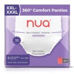 Nua 360° Comfort Period Panties (XXL-XXXL) | Pack of 5 | Ultra-Absorbent | Zero Irritation | 4x Comfort | For Heavy Flow | No rashes | Leakproof | Seamless | 100% Toxic-Free, Dermatologically Tested