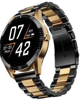 Fire-Boltt Talk Bluetooth Calling Smartwatch, 1.39″ TFT Display with Dual Button, Hands On Voice Assistance, 120 Sports Modes, in Built Mic & Speaker (Talk, Black Dual)