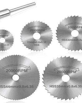 DIY Crafts 5 – Pcs HSS Rotary Saw Blades Blade Disc Saw Carving Buffing Grinder Replacement Mandrel Set Mini Circular Cutter Rotary Tool Cutting Useful Dno2 (Pack Of 1 Kit, Multi Color) DIY Crafts 5 – Pcs HSS Rotary Saw Blades Blade Disc Saw Carving Buffing Grinder Replacement Mandrel Set Mini Circular Cutter Rotary Tool Cutting Useful Dno2 (Pack Of 1 Kit, Multi Color)
