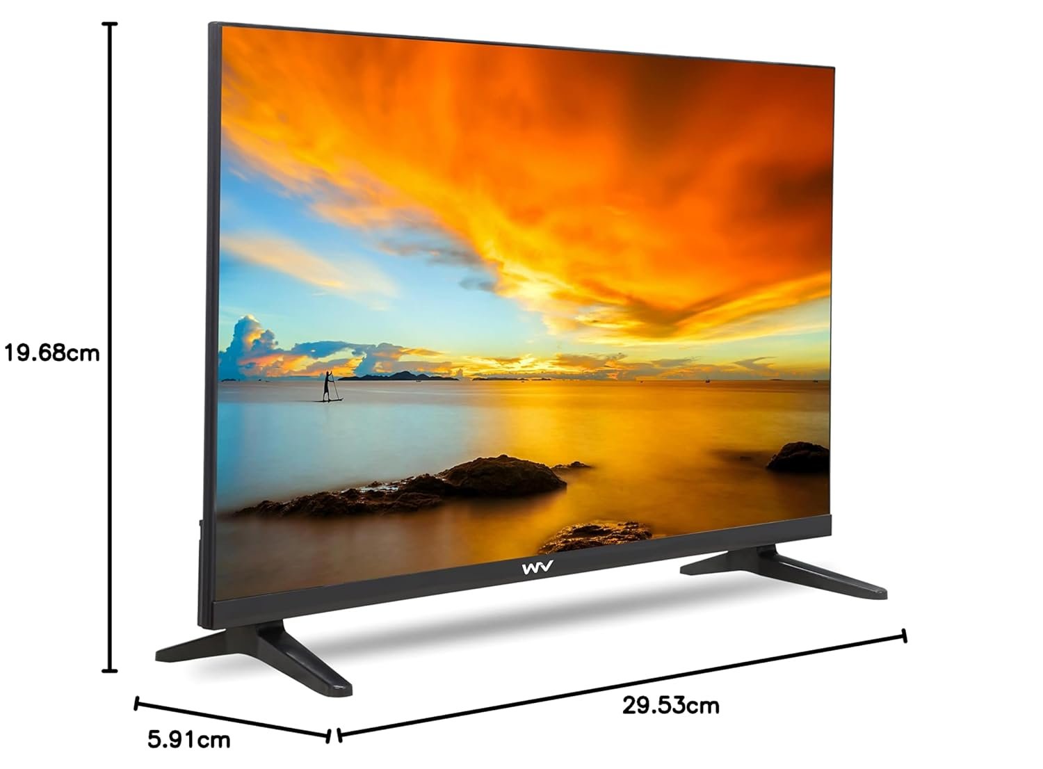VW 80 cm (32 inches) Frameless Series HD Ready LED TV VW32A (Black) - Image 10