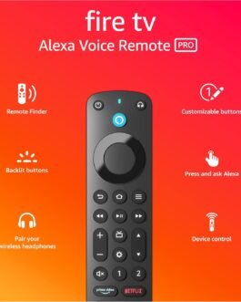 Introducing Alexa Voice Remote Pro, includes remote finder, TV controls, backlit buttons, requires compatible Fire TV device Introducing Alexa Voice Remote Pro, includes remote finder, TV controls, backlit buttons, requires compatible Fire TV device