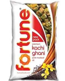 Fortune Premium Kachi Ghani Pure Mustard Oil, 1 ltr pouch Fortune Premium Kachi Ghani Pure Mustard Oil, 1 ltr pouch