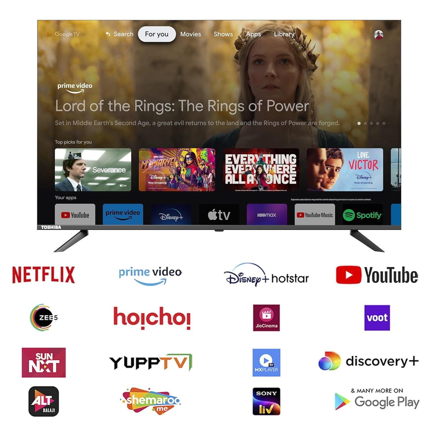 Hisense 108 cm (43 inches) E5Q Series Full HD Smart QLED Google TV 43E5Q (Black) - Image 6