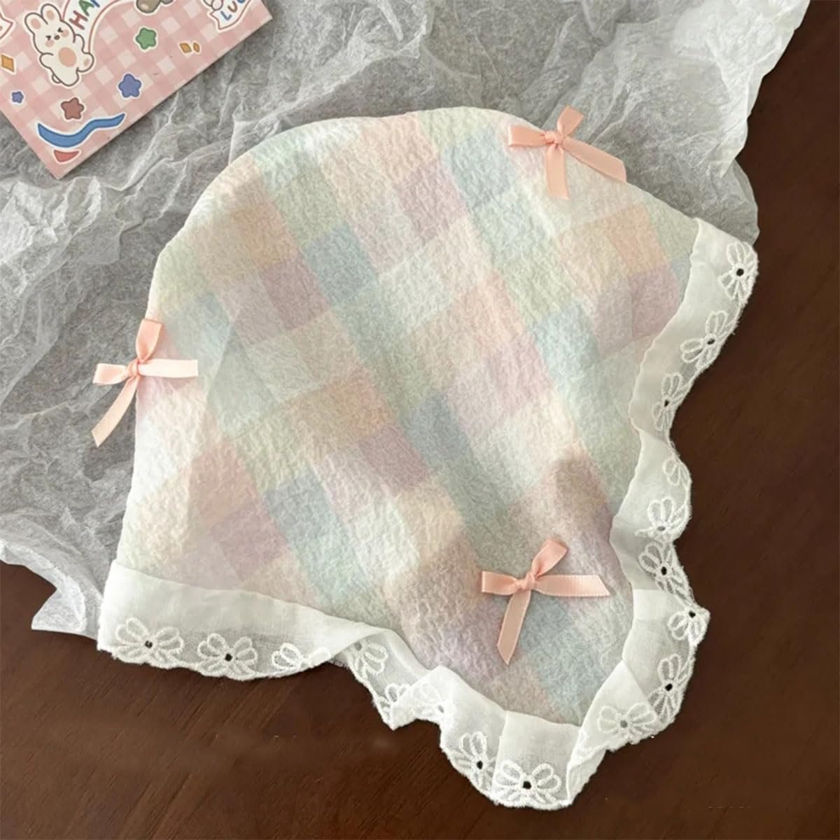 Zytiqt 2 Pcs Bandanas for Women, Set Butterfly Style Lace Headbands, Stylish Head Scarf for Women, Comfortable Hair Accessories for Everyday Wear, Music Festivals, Beach Outings, Gift for Girls - Image 5