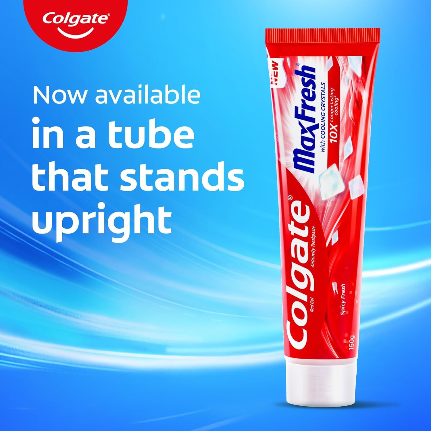 Colgate Max Fresh Toothpaste, Red Gel Paste with Menthol For Tooth Decay Prevention, Cavity Protection, Gum Protection, Whitening, Eliminates Bad Breath (300g, 150g X 2, Spicy Fresh, Saver Pack) - Image 6