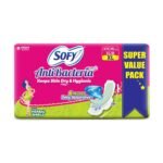 Sofy AntiBacteria XL – 290mm | 48pads | Women Sanitary Pads | Keep Skin Dry | 6 Layer Deep Absorption | Herbal Shield | Hygiene & Herbs | X-Large