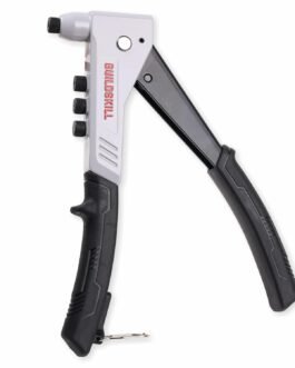 BUILDSKILL 10.5 Inch Heavy Duty Rivet Gun with 4 Interchangeable Nozzles | Ergonomic body | TPR Soft Grip | Tool-Free Operation | Compact & Durable Riveting Machine for Metalwork, Automotive & DIY Use BUILDSKILL 10.5 Inch Heavy Duty Rivet Gun with 4 Interchangeable Nozzles | Ergonomic body | TPR Soft Grip | Tool-Free Operation | Compact & Durable Riveting Machine for Metalwork, Automotive & DIY Use