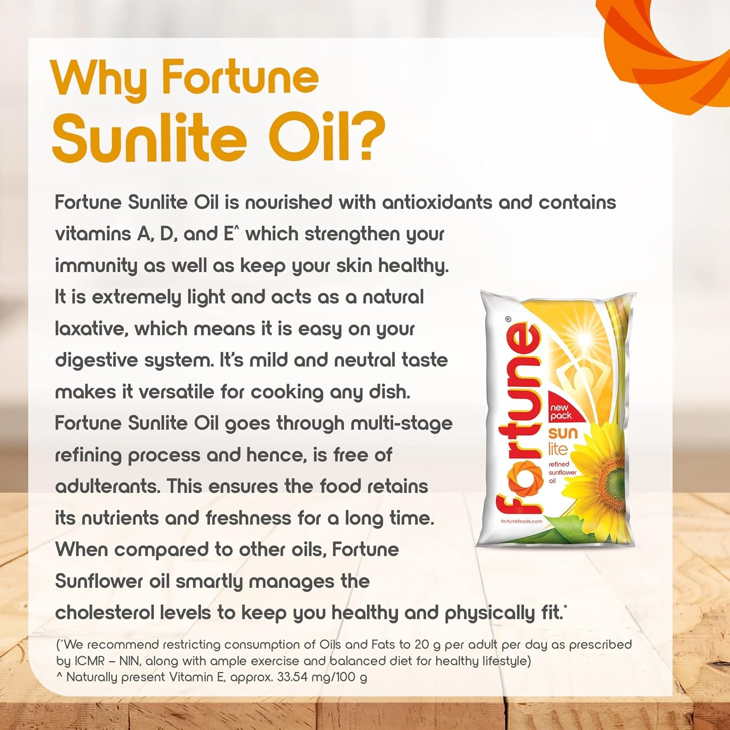 Fortune Sunlite Refined Sunflower Oil, 870gm/800gm Pouch (Weight May Vary) - Image 6