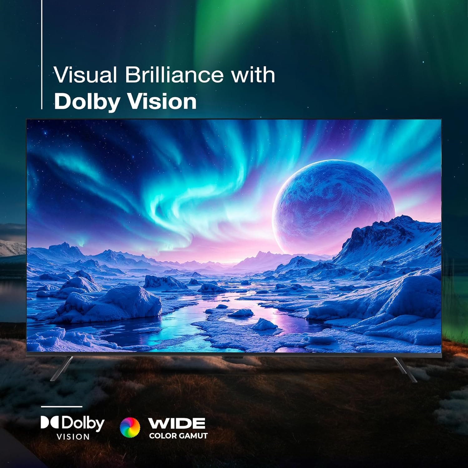 SANSUI 190 cm (75inch) 4K HDR Smart Google |HDR10+, HSR 120 Hz with Dolby Vision, Dolby Atmos & 30W Box Speaker QLED TV JSW75UG23QF (Midnight Black) - Image 7