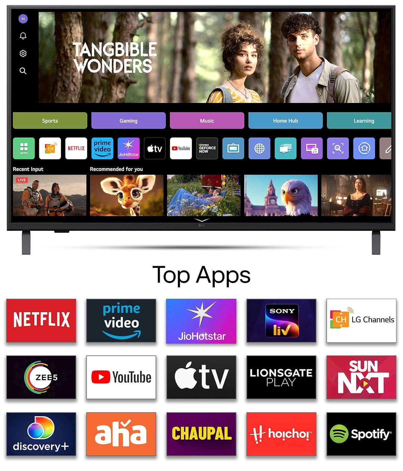 LG 139 cm (55 inches) UA82 Series 4K Ultra HD (3840 x 2160) Smart webOS LED TV 55UA82006LA - Image 3