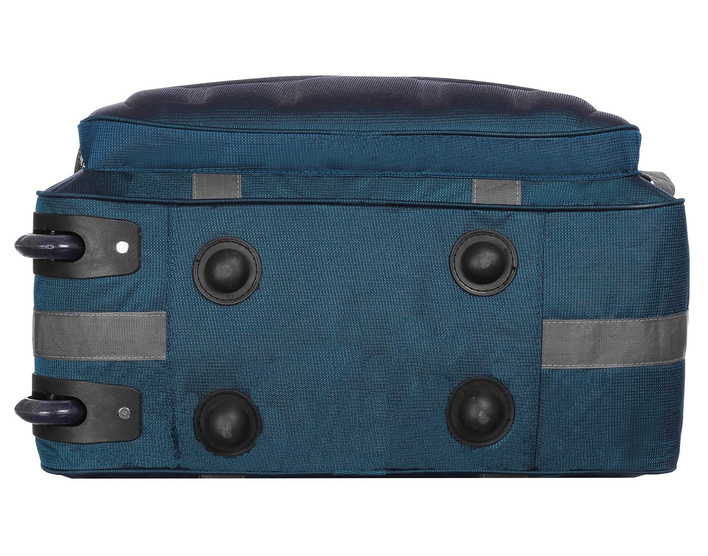 Fedra Fabric Travel Duffel Bags for Men and Women 60 L with 2 Wheels Green White - Image 4