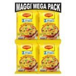 MAGGI 2-Minute Instant Noodles, Masala Noodles With Goodness Of Iron, Made With Choicest Quality Spices, Favourite Masala Taste, 840g Pouch (Pack of 12, 70 g each)