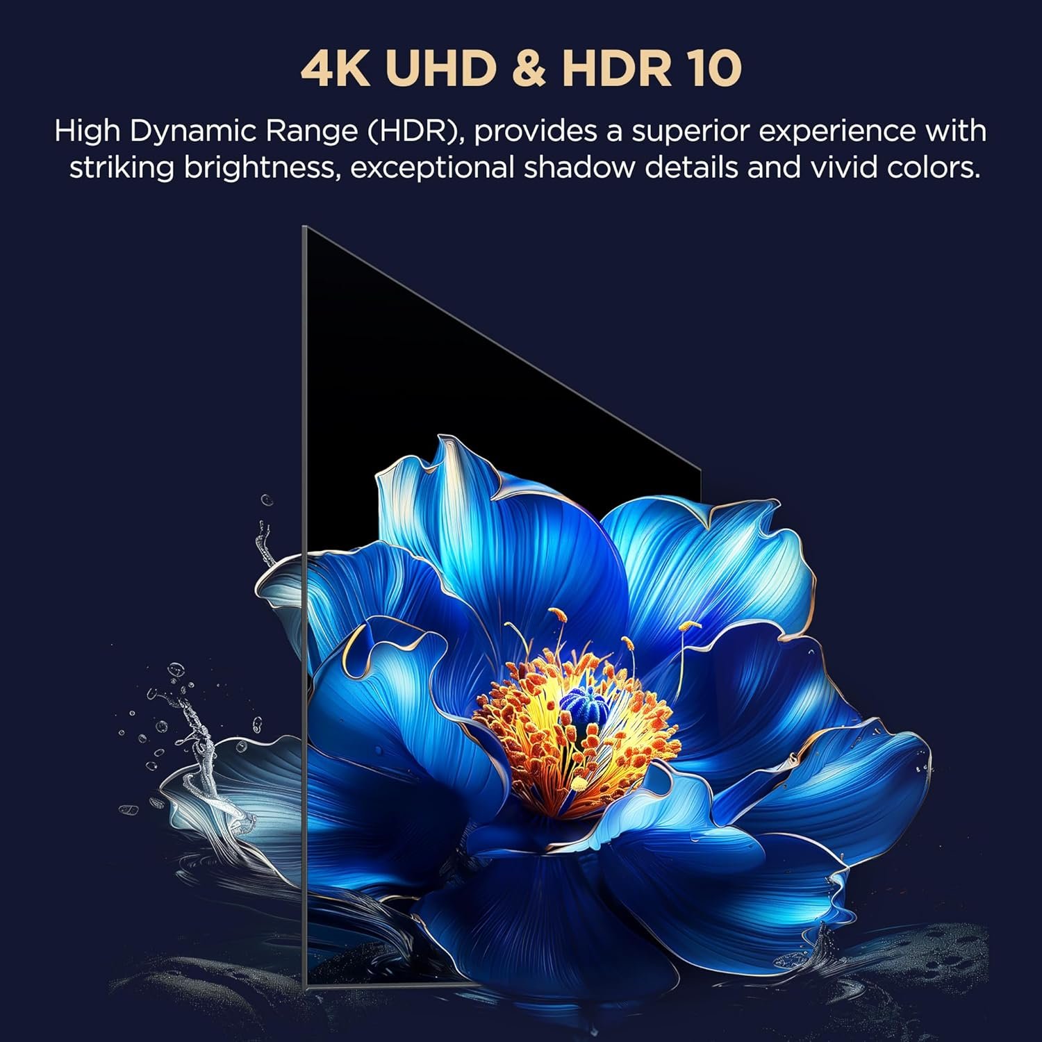 TCL 139 cm (55 inches) Metallic Bezel Less Series 4K Ultra HD Smart LED Google TV 55V6C (Black) - Image 8