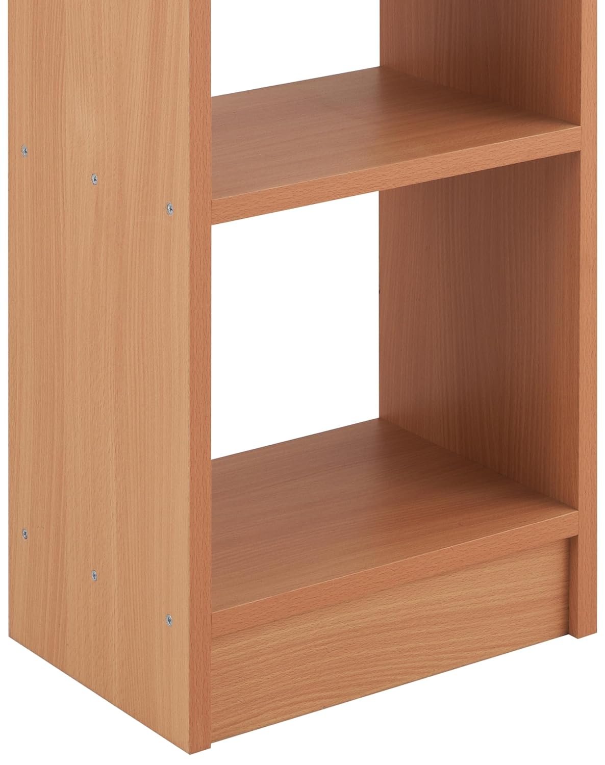 Amazon Brand - Solimo 6 Layer Engineered Wood Bookshelf | Multipurpose Home Decor Storage Rack | Showcase Organizer for Living Room, Kitchen, Bedroom, Office |Brown - Image 5