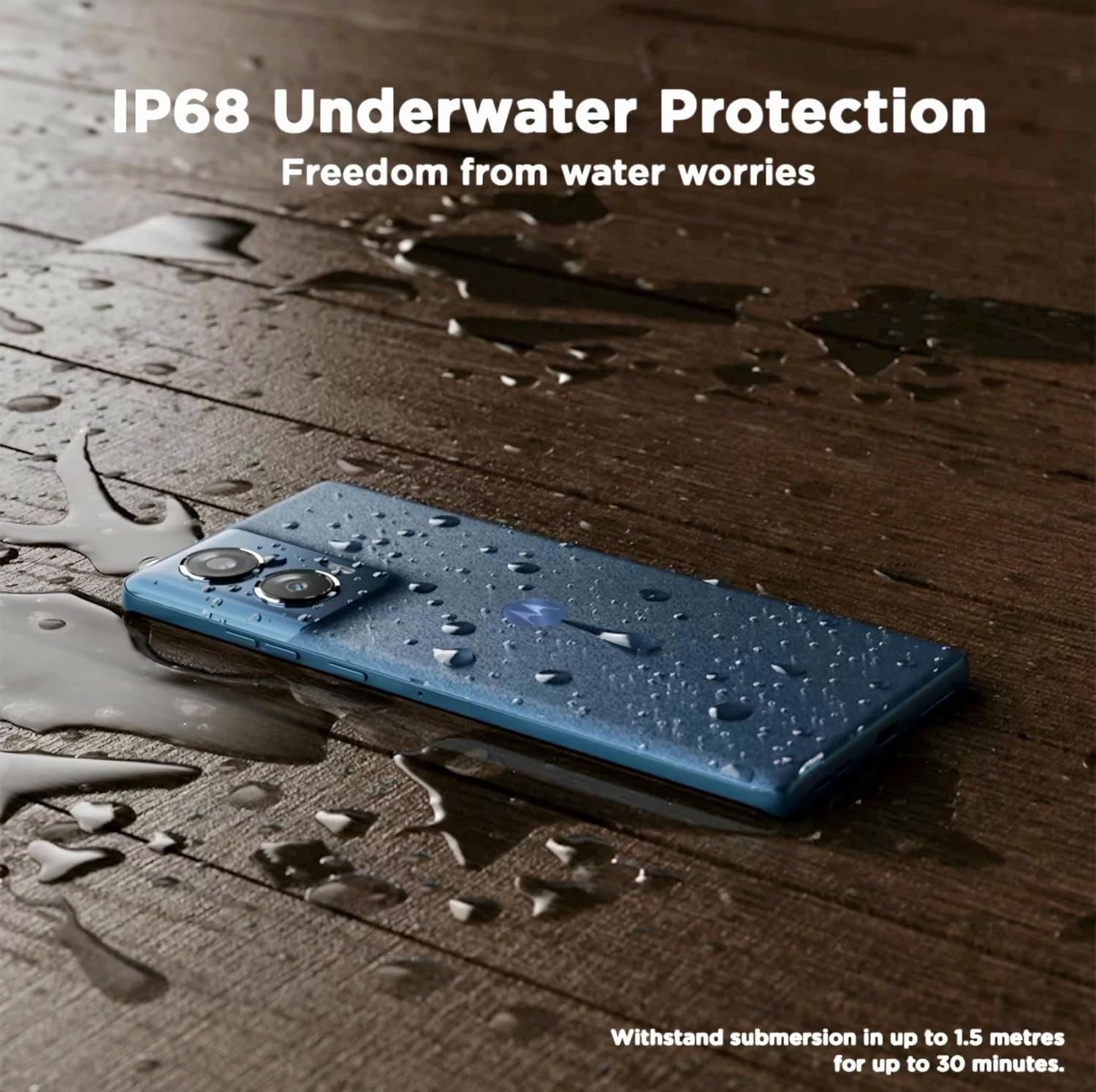 Motorola Edge 50 Fusion 5G (Forest Blue, 12GB RAM, 256GB Storage) - Image 9