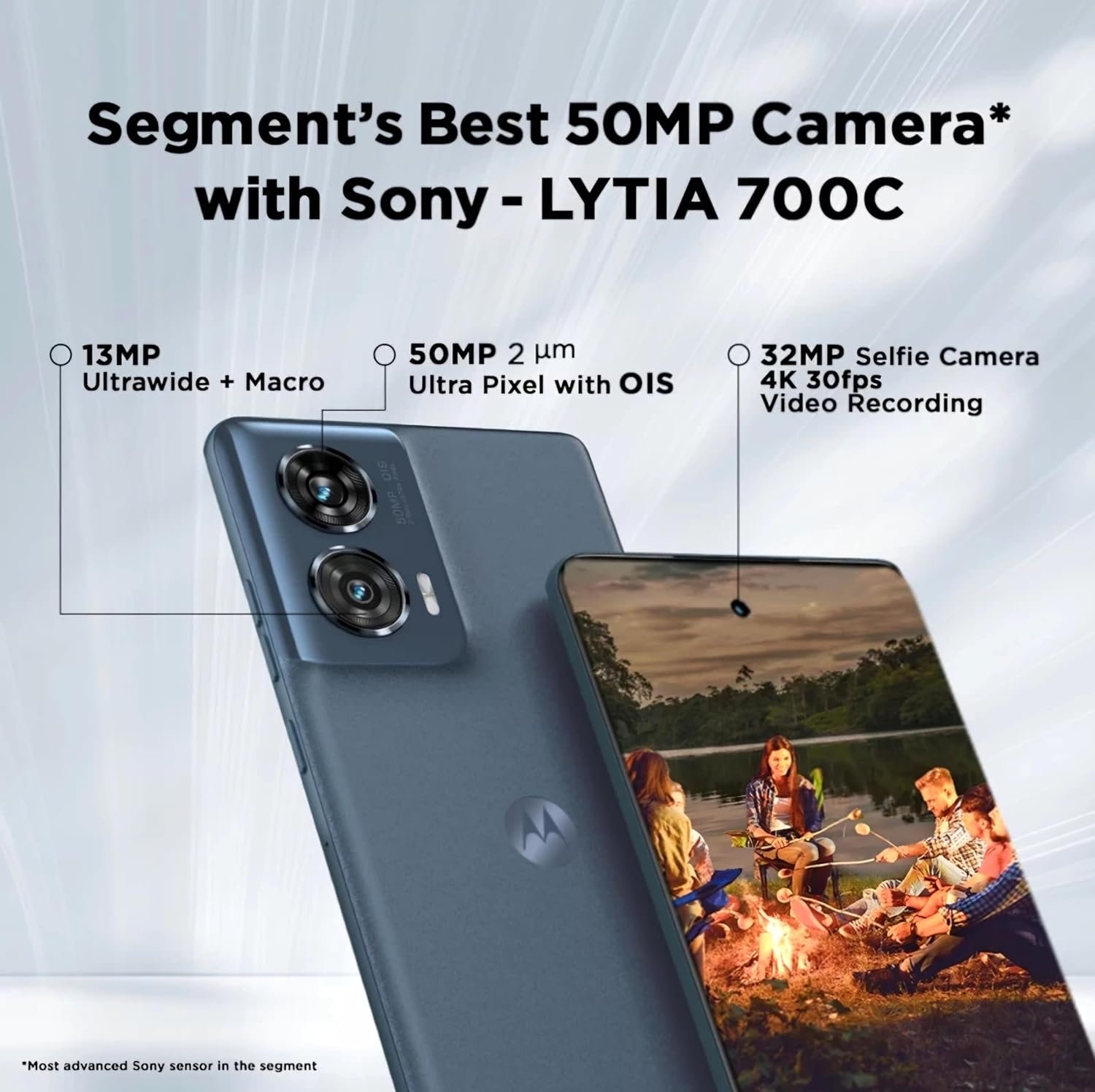 Motorola Edge 50 Fusion 5G (Forest Blue, 12GB RAM, 256GB Storage) - Image 7