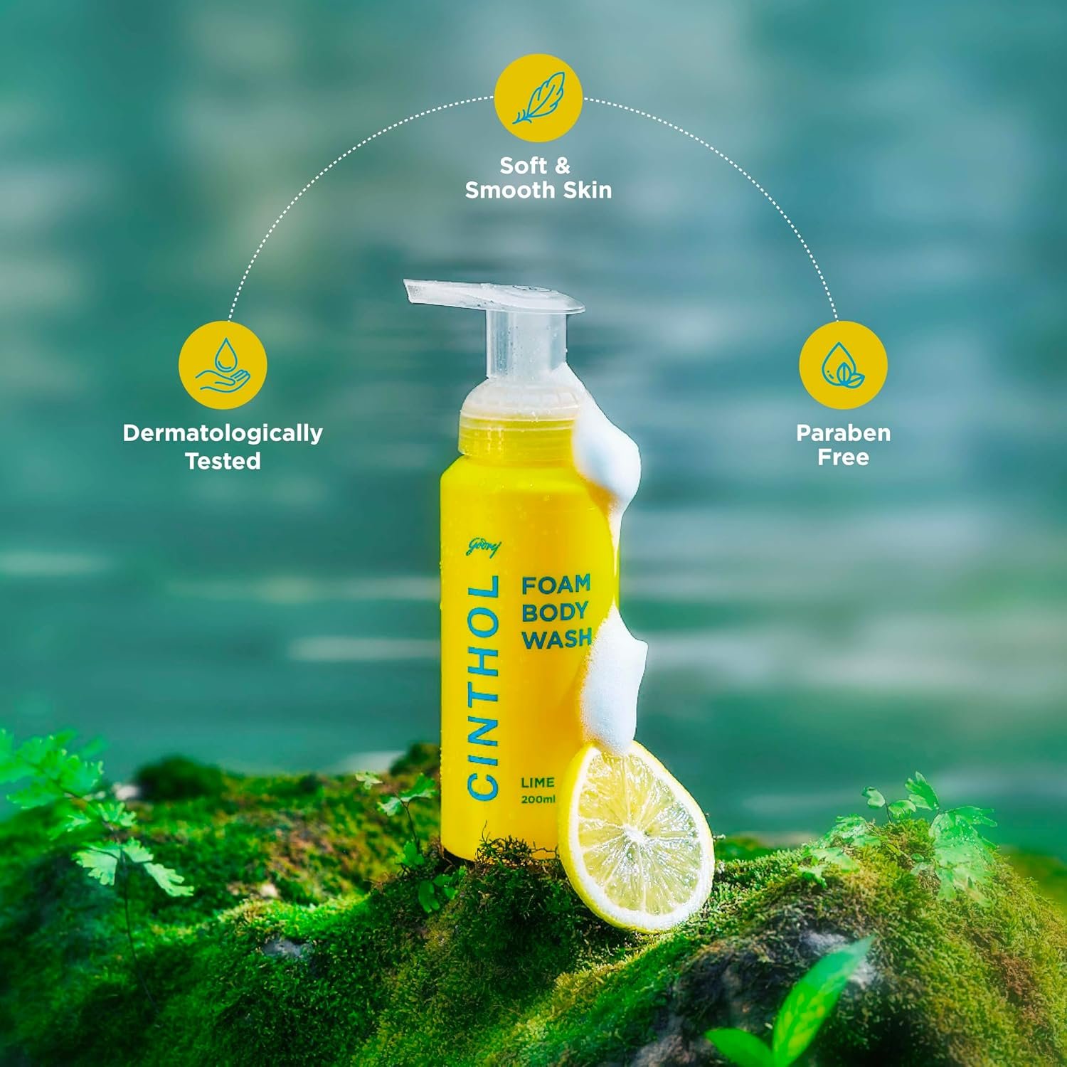 Cinthol Lime Foam Body Wash - Combi Pack (600ml) | 1 Bottle & 2 Refill | Unique Foam Formula for Moisturized & Irresistibly Soft Skin | Suitable for All Skin Types - Image 6