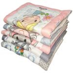 FRIDO CLOTHINA New Born Baby Godadi Pack of 5 Combo Set Soft Cotton godi| Godari | Baby Bed | Crib Sheet | Cartoon Mat Baby Godadi | Bedding Set | Multicolor