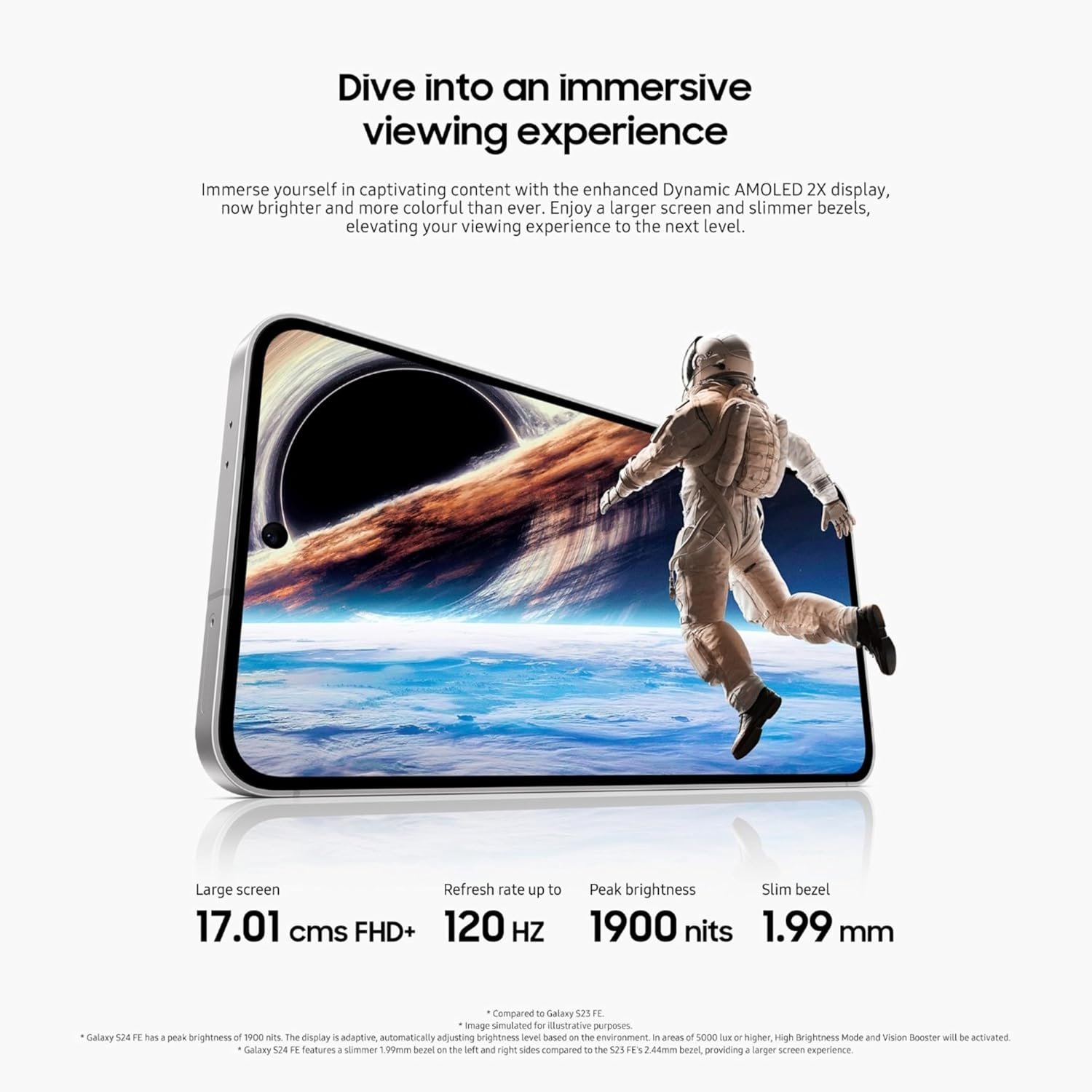 Samsung Galaxy S24 FE 5G AI Smartphone (Graphite, 8GB RAM, 128GB Storage) - Image 9