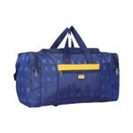 M MEDLER Zylo Polyester 60 litres Duffle Bag | Waterproof Duffel Bag | Luggage Bag with Adjustable Strap – (Navy Blue)