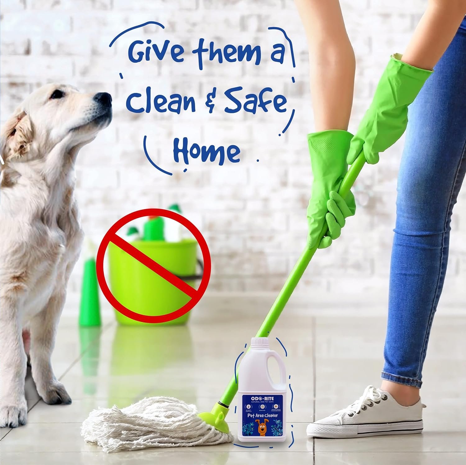 ODO-RITE Pet Area Cleaner/Kennel Wash/Kennel Cleaner/Pet Floor Cleaner/Bio-Technological Pet Floor Cleaner/Natural/Pet & Child Safe Floor Cleaner (1000 ml) - Image 6