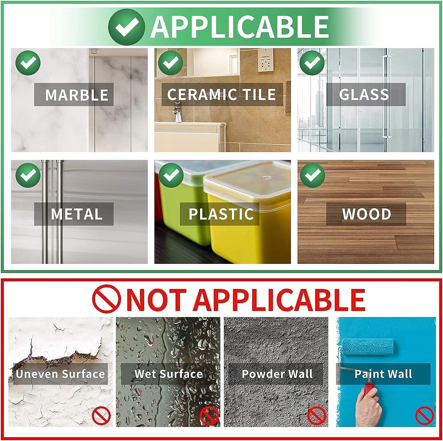 HIRU Nano Double Sided Tape, Multipurpose Super Sticky Gel Grip Mounting Tape, Washable, Reusable, No Residue, for Home & Office (Pack of 1) - Image 8