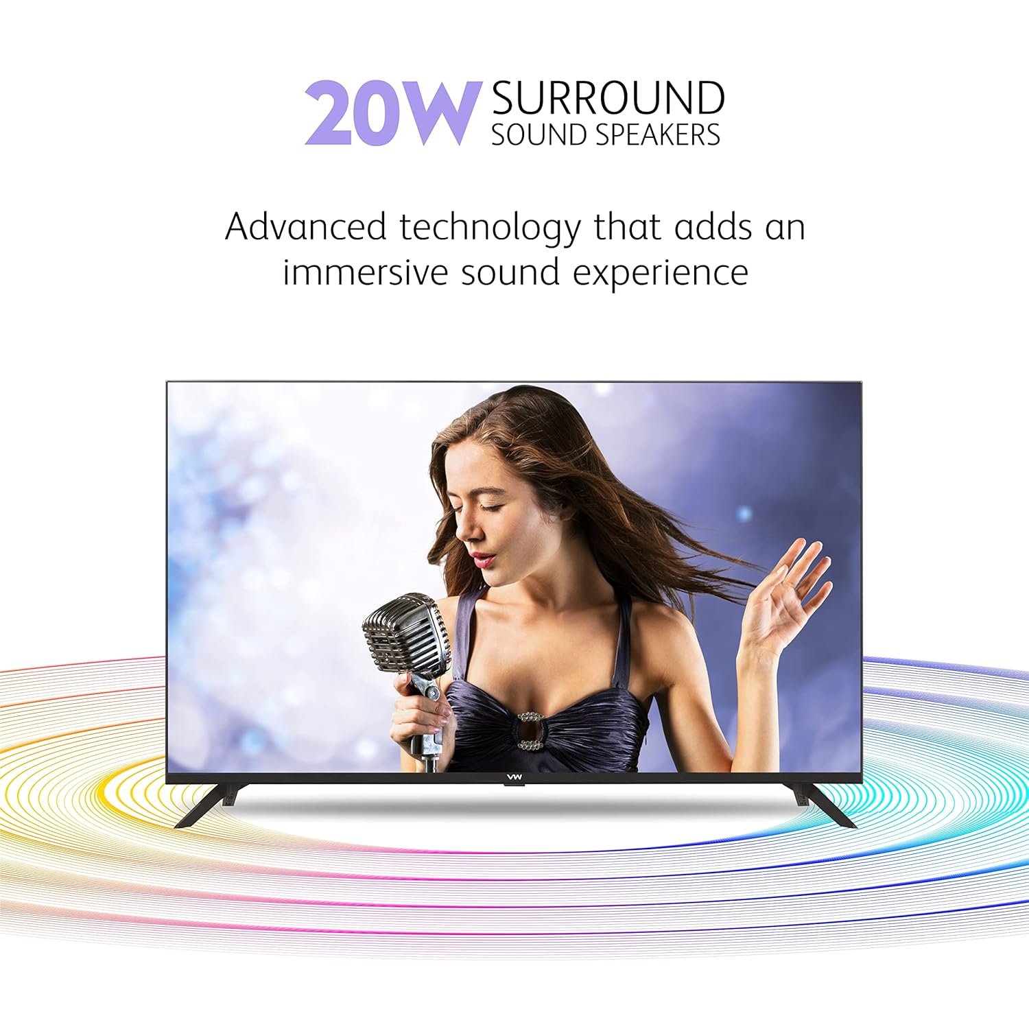 VW 80 cm (32 inches) Linux Series Frameless HD Ready Smart LED TV VW32C2 (Black) | with 18 Months Warranty - Image 6