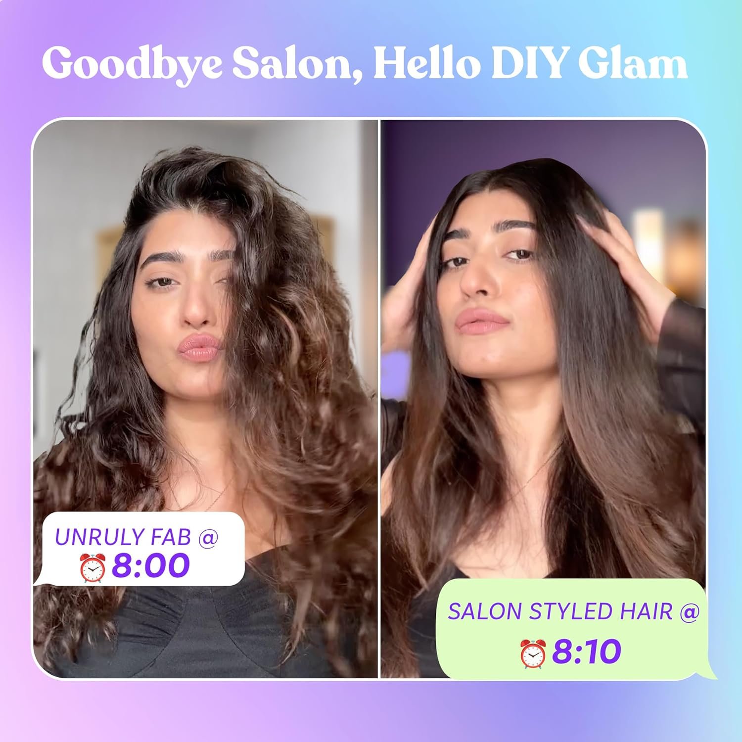 BOMBAE Hairess lonic 3-in-1 Hot Air Brush Dryer, Curl, Volumizer & Straightener | 1200W Power, Ceramic-Coated, 360° Airflow & Cool Shot for Frizz-Free Styling - Image 3