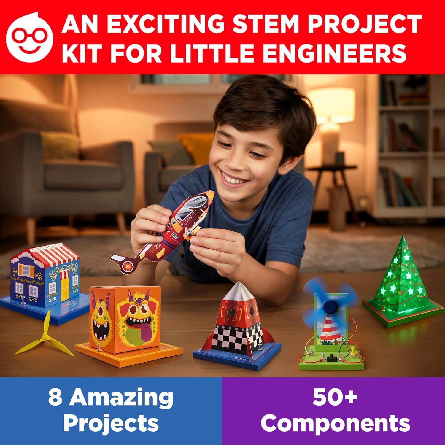 Einstein Box Ultimate Electricity & Science Kit | Science Project Kit | Electric Project Kit | Electronic Circuits | Electric Circuit Kit | Toys for Kids Ages 8-15 Years | Science Experiment Kit - Image 3