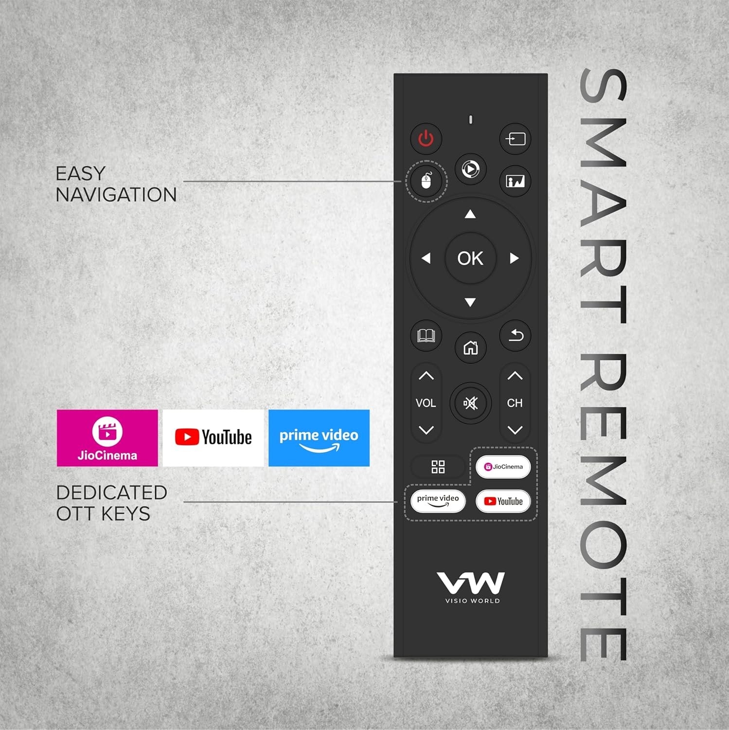 VW 80 cm (32 inches) Playwall Frameless Series HD Ready Android Smart LED TV VW32F5 - Image 4