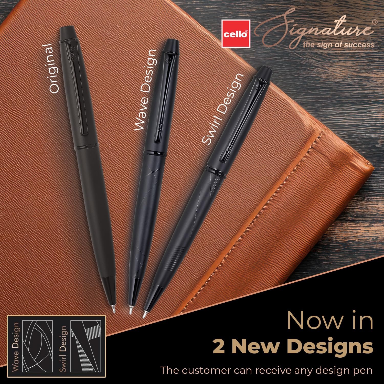 Signature Cello Cello Carbon Ball Pen|Blue Ink|1 Ball Pen|Elegant Matte Black Finish|Premium Metal Pens for Office Use|Stylish Gifts for Brother|Rakhi Set|Rakshabandhan Gifting. - Image 4