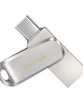 SanDisk Ultra Dual Drive Luxe USB_c Type-C 128GB, OTG, Upto 400MB/S, Pendrive, Silver, 5Y Warranty (SDDDC4-128G-I35)