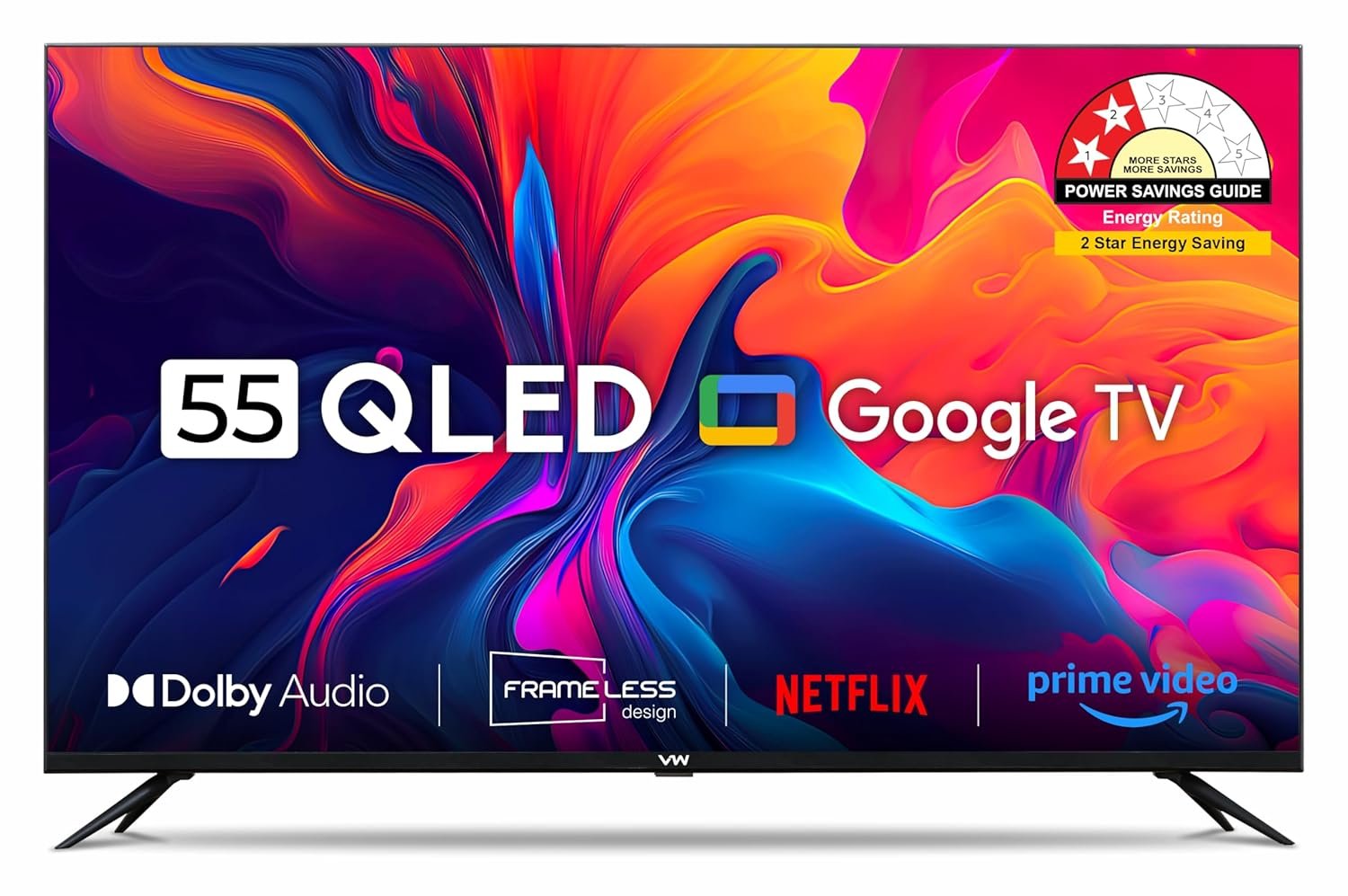 VW 140 cm (55 inches) Pro Series 4K Ultra HD Smart QLED Google TV VW55GQ1 - Image 2